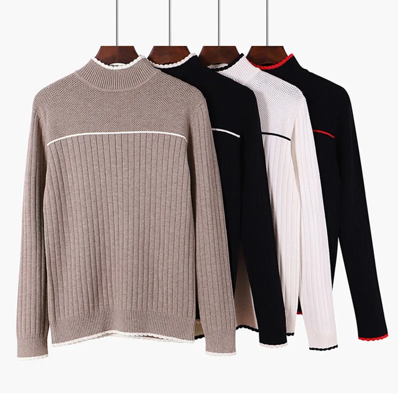 GIGOGOU Women Pullover and Sweater Autumn Winter Ribbed Knitted Sweaters Top Striped Warm Thick Female Jumper for Christmas Pull
GIGOGOU Women Pullover and Sweater Autumn Winter Ribbed Knitted Sweaters Top Striped Warm Thick Female Jumper for Christmas Pull