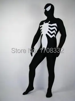 Spider venom Costume Black And White Spiderman Costumes New Spandex Fullbody Spider-Man Zentai Costume Free Shipping
Spider venom Costume Black And White Spiderman Costumes New Spandex Fullbody Spider-Man Zentai Costume Free Shipping