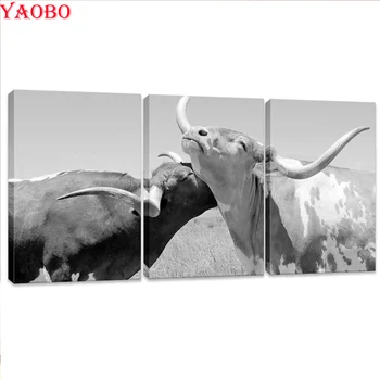 full square/round 5d diy diamond painting cross stitch 3 Piece Texas Longhorns Animal diamond embroidery sale mosaic home decor
full square/round 5d diy diamond painting cross stitch 3 Piece Texas Longhorns Animal diamond embroidery sale mosaic home decor
