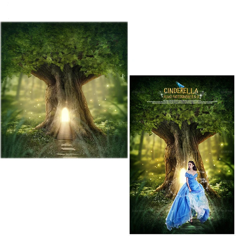 DAWNKNOW Vinyl Photography Backdrops Cinderella Tree House Forest New Fabric Polyester Photo Background For photo studio 6749
DAWNKNOW Vinyl Photography Backdrops Cinderella Tree House Forest New Fabric Polyester Photo Background For photo studio 6749