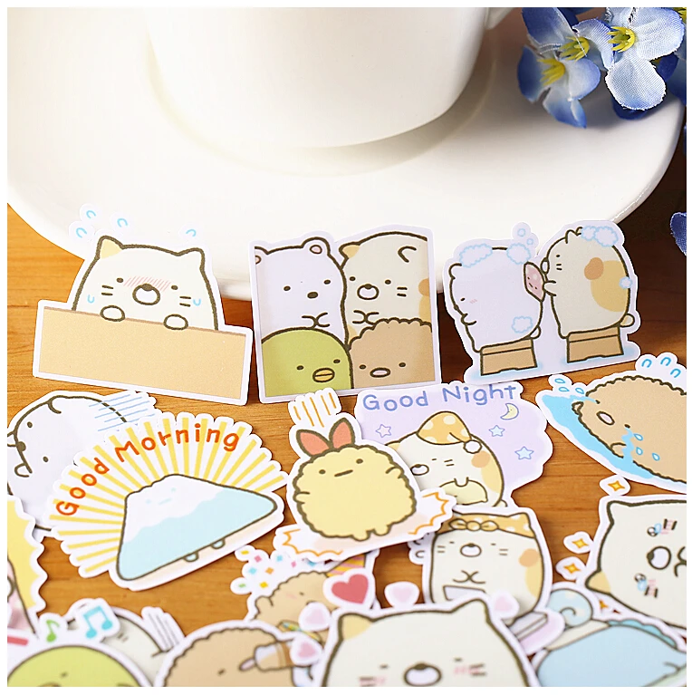 24pcs Cute Self-made Corner creatures Sumikko Gurashi Scrapbooking Stickers /Decorative Sticker /DIY Craft Photo Alb
24pcs Cute Self-made Corner creatures Sumikko Gurashi Scrapbooking Stickers /Decorative Sticker /DIY Craft Photo Alb