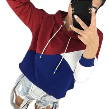 Hoodies For Women Long Sleeve Autumn Sweatshirts Patchwork Color Hooded Pullovers 2018 New Fashion Harajuku Kpop
Hoodies For Women Long Sleeve Autumn Sweatshirts Patchwork Color Hooded Pullovers 2018 New Fashion Harajuku Kpop