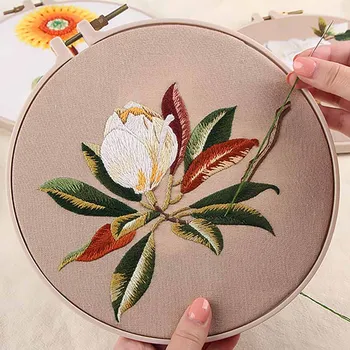 Chinese Embroidery kits with Hoop Flower Cross Stitch Needlework Sets Handwork Swing Art Craft Painting Wall Home Decor Gift 
Chinese Embroidery kits with Hoop Flower Cross Stitch Needlework Sets Handwork Swing Art Craft Painting Wall Home Decor Gift