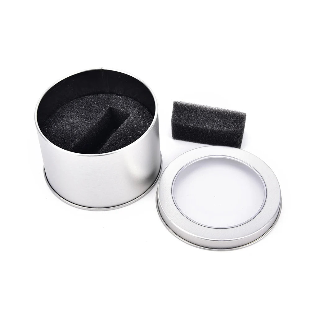 Practical Silver Case Tin Display Gift Box Storage Watch Winder Jewelry Nice Sponge Round Organiser
Practical Silver Case Tin Display Gift Box Storage Watch Winder Jewelry Nice Sponge Round Organiser