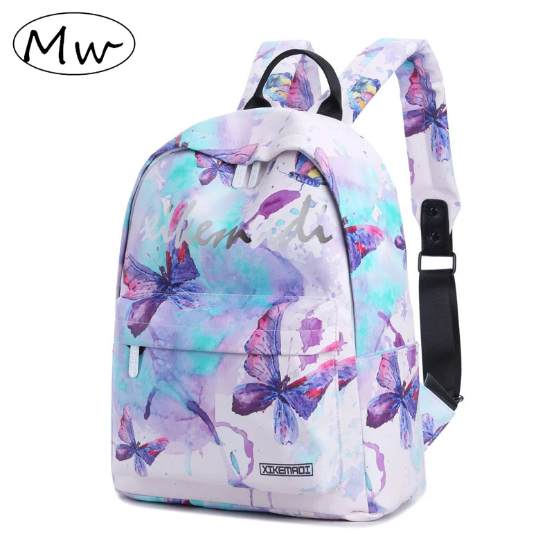 Japan Style Harajuku Fashion Printing Butterfly Backpack Women Waterproof Nylon Summer Bagpack for Teenage Girl Shoulder Bag
Japan Style Harajuku Fashion Printing Butterfly Backpack Women Waterproof Nylon Summer Bagpack for Teenage Girl Shoulder Bag