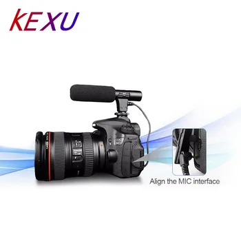 KEXU Mic 01 Photography Interview Lecture Conference Shotgun MIC Microphone for Nikon Canon DSLR Camera
KEXU Mic 01 Photography Interview Lecture Conference Shotgun MIC Microphone for Nikon Canon DSLR Camera