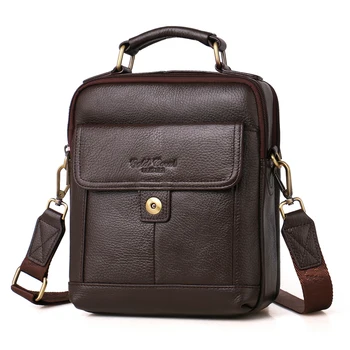 GOLD CORAL Genuine Leather Business Messenger Bags Male Shoulder Bag Men Crossbody Bags iPad Men's Handbags Sling Bag Purse Tote
GOLD CORAL Genuine Leather Business Messenger Bags Male Shoulder Bag Men Crossbody Bags iPad Men's Handbags Sling Bag Purse Tote