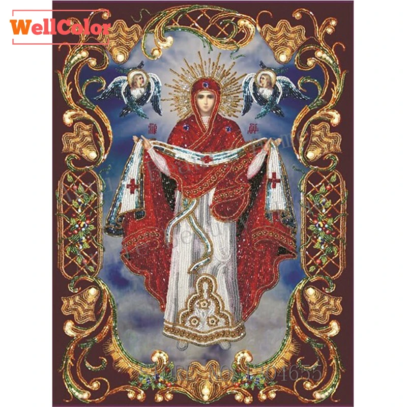 Diy 5D Diamond Painting Religious Icons Diamond Embroidery Mazayka Set Embroidery Beading Kits Sets For Home Decoration Sale
Diy 5D Diamond Painting Religious Icons Diamond Embroidery Mazayka Set Embroidery Beading Kits Sets For Home Decoration Sale