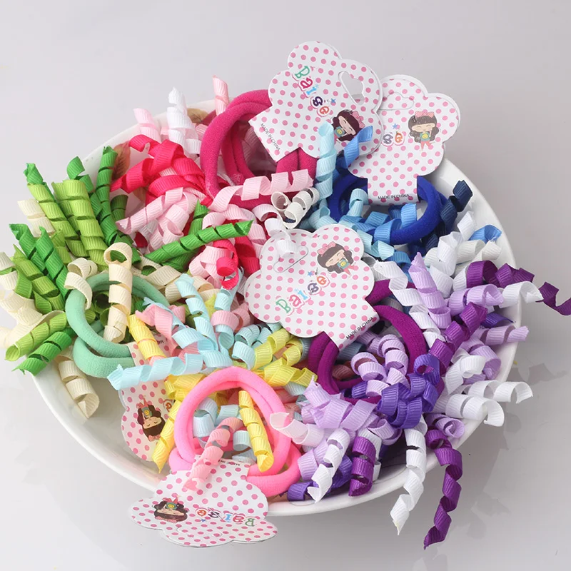 M MISM 1 Pair Children Candy Random Color Elastic Hair Bands Curl Ribbon Ponytail Holder Scrunchy Lovely Hair Gum Accessories
M MISM 1 Pair Children Candy Random Color Elastic Hair Bands Curl Ribbon Ponytail Holder Scrunchy Lovely Hair Gum Accessories