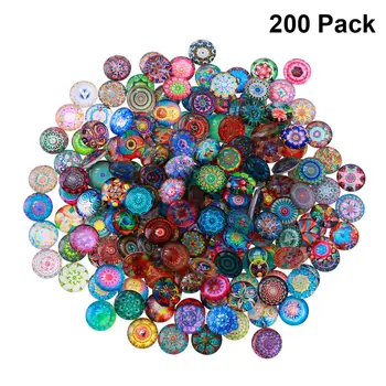 200pcs 12mm Buttons Clear Glass Round Mixed Mosaic Tiles For Cameo Pendant Handmade Crafts Buttons For DIY Jewlery Making A35
200pcs 12mm Buttons Clear Glass Round Mixed Mosaic Tiles For Cameo Pendant Handmade Crafts Buttons For DIY Jewlery Making A35