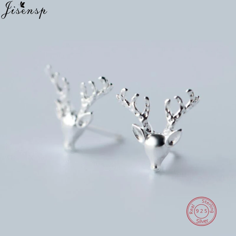 Jisensp Christmas Accessories 925 Sterling Silver Antler Deer Stud Earrings for Women Kids Cute Elk Animal Earrings Pendientes
Jisensp Christmas Accessories 925 Sterling Silver Antler Deer Stud Earrings for Women Kids Cute Elk Animal Earrings Pendientes