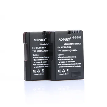 2pcs EN-EL14 EN EL14 ENEL14 1400mAh Rechargeable camera Battery for NIKON COOLPIX P7000 D3100 D5100 D5200 P7700 P7100 D320
2pcs EN-EL14 EN EL14 ENEL14 1400mAh Rechargeable camera Battery for NIKON COOLPIX P7000 D3100 D5100 D5200 P7700 P7100 D320
