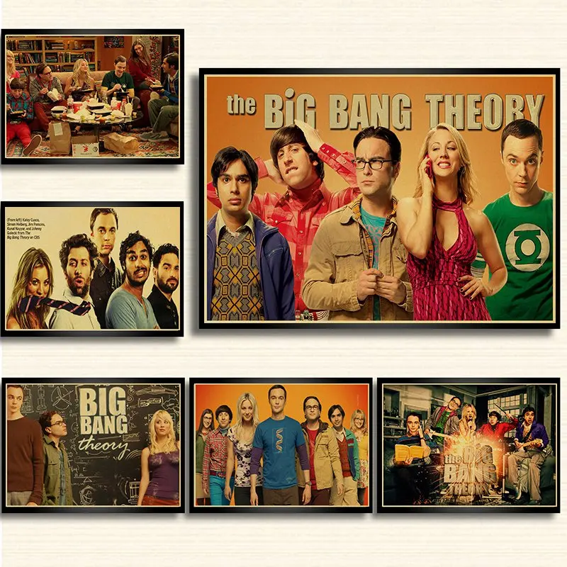 Classic tv series The Big Bang Theory poster Kraft Paper print vintage Poster home decor Wall Decorative Paintings wall art
Classic tv series The Big Bang Theory poster Kraft Paper print vintage Poster home decor Wall Decorative Paintings wall art