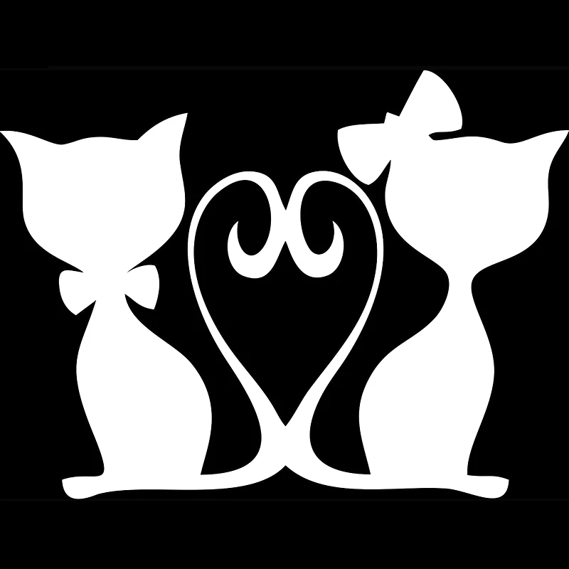17*12.8cm Cute cat Vinyl Decal Sticker Love Heart Cat JDM Auto Car Bumper Window Laptop Decor Decals Attractive Car Styling
17*12.8cm Cute cat Vinyl Decal Sticker Love Heart Cat JDM Auto Car Bumper Window Laptop Decor Decals Attractive Car Styling