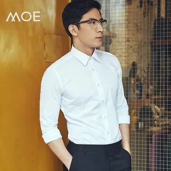 2019 Brands Long Sleeve Business Suits Shirts Solid White Regular Fit business Mens Dress Shirts Camisa Masculina AX601
2019 Brands Long Sleeve Business Suits Shirts Solid White Regular Fit business Mens Dress Shirts Camisa Masculina AX601