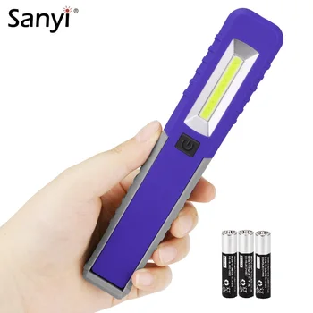 COB LED Flashlight Magnetic Working Light Handheld Torch Pocket Inspection Lamp Cordless Work Light Emergency Camping Lantern
COB LED Flashlight Magnetic Working Light Handheld Torch Pocket Inspection Lamp Cordless Work Light Emergency Camping Lantern