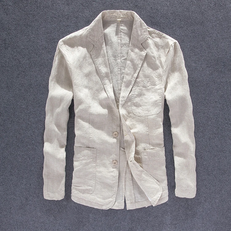 Pure Linen Ventilation fashion casual New Arrival Blue Suit Blazer Dress Small High Qualtiy Fashion Men Plus Size S MLXL XXL
Pure Linen Ventilation fashion casual New Arrival Blue Suit Blazer Dress Small High Qualtiy Fashion Men Plus Size S MLXL XXL