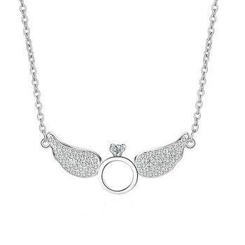 925 Sterling Silver Temperament Angel Wings Pendant No Chian Necklaces & Pendants For Women Fine Jewelry Collares VNS8186
925 Sterling Silver Temperament Angel Wings Pendant No Chian Necklaces & Pendants For Women Fine Jewelry Collares VNS8186