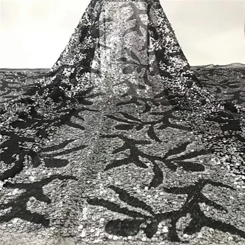 African French sequins Lace Fabric 2019 High Quality Lace Lace Fabric Nigerian Tulle Mesh Lace Fabrics for Wedding dress xb83-81
African French sequins Lace Fabric 2019 High Quality Lace Lace Fabric Nigerian Tulle Mesh Lace Fabrics for Wedding dress xb83-81