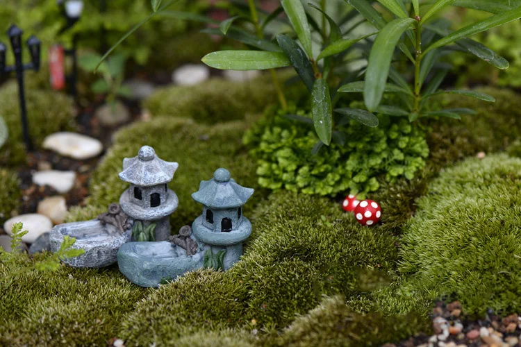 Pool Tower House Fence Figurine Micro Landscape Home Decor Miniature Fairy Garden Ornaments Decoration Accessories Modern Figure Pool Tower House Fence Figurine Micro Landscape Home Decor Miniature Fairy Garden Ornaments Decoration Accessories Modern Figure