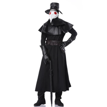 Doctor Schnabel Costumes Design Hand Made Plague Doctor Death Mask Bird Beak Spike Steampunk Steam Punk Gothic uniform Cosplay
Doctor Schnabel Costumes Design Hand Made Plague Doctor Death Mask Bird Beak Spike Steampunk Steam Punk Gothic uniform Cosplay