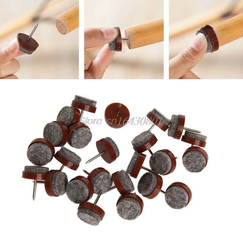 24Pcs 20MM Table Chair Legs Feet Slips Skid Tile Felt Floor Guard Nail S08 Wholesale&DropShip
24Pcs 20MM Table Chair Legs Feet Slips Skid Tile Felt Floor Guard Nail S08 Wholesale&DropShip