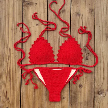 10 Color Handmade Crochet Boho Women Swimwear Beach Push-up Bikini Swimming Pools Spas Yacht Surf
10 Color Handmade Crochet Boho Women Swimwear Beach Push-up Bikini Swimming Pools Spas Yacht Surf