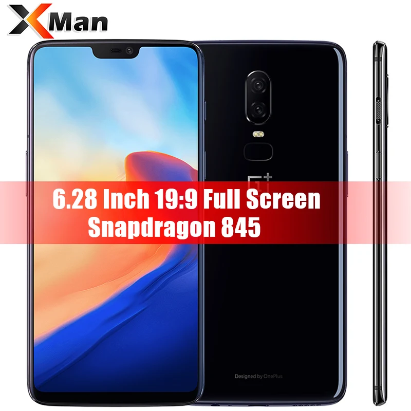 Oneplus 6 Mobile Phone 6GB/8GB RAM 64GB/128GB/256GB ROM 6.28" NFC Dual Camrea 20+16MP Snapdragon 845 Octa Core Android 8.1
Oneplus 6 Mobile Phone 6GB/8GB RAM 64GB/128GB/256GB ROM 6.28" NFC Dual Camrea 20+16MP Snapdragon 845 Octa Core Android 8.1