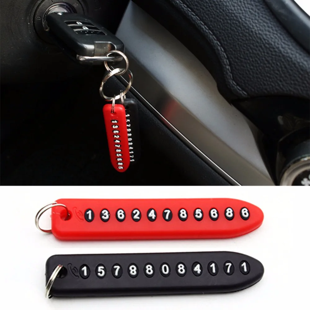 2PCS Anti-lost Phone Number Plate Car Keychain Pendant Auto Vehicle Phone Number Card Keyring Key Chain Car Interior Decoration
2PCS Anti-lost Phone Number Plate Car Keychain Pendant Auto Vehicle Phone Number Card Keyring Key Chain Car Interior Decoration