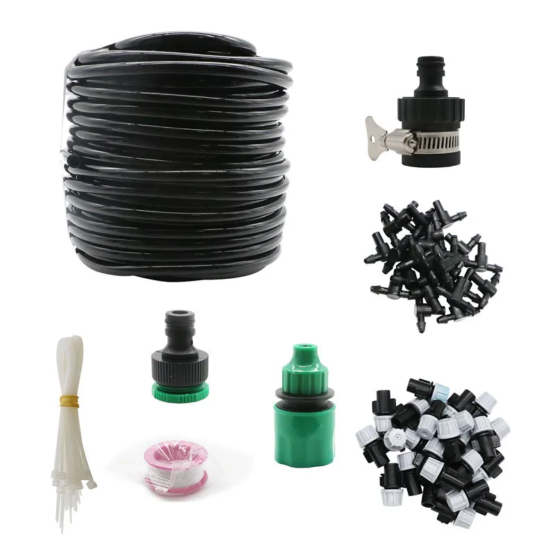 10m Slim Tubing Poly Drip Watering Hose Micro Sprinkler Irrigation Kits DIY Garden Self Watering Dripper Spray Cooling
10m Slim Tubing Poly Drip Watering Hose Micro Sprinkler Irrigation Kits DIY Garden Self Watering Dripper Spray Cooling