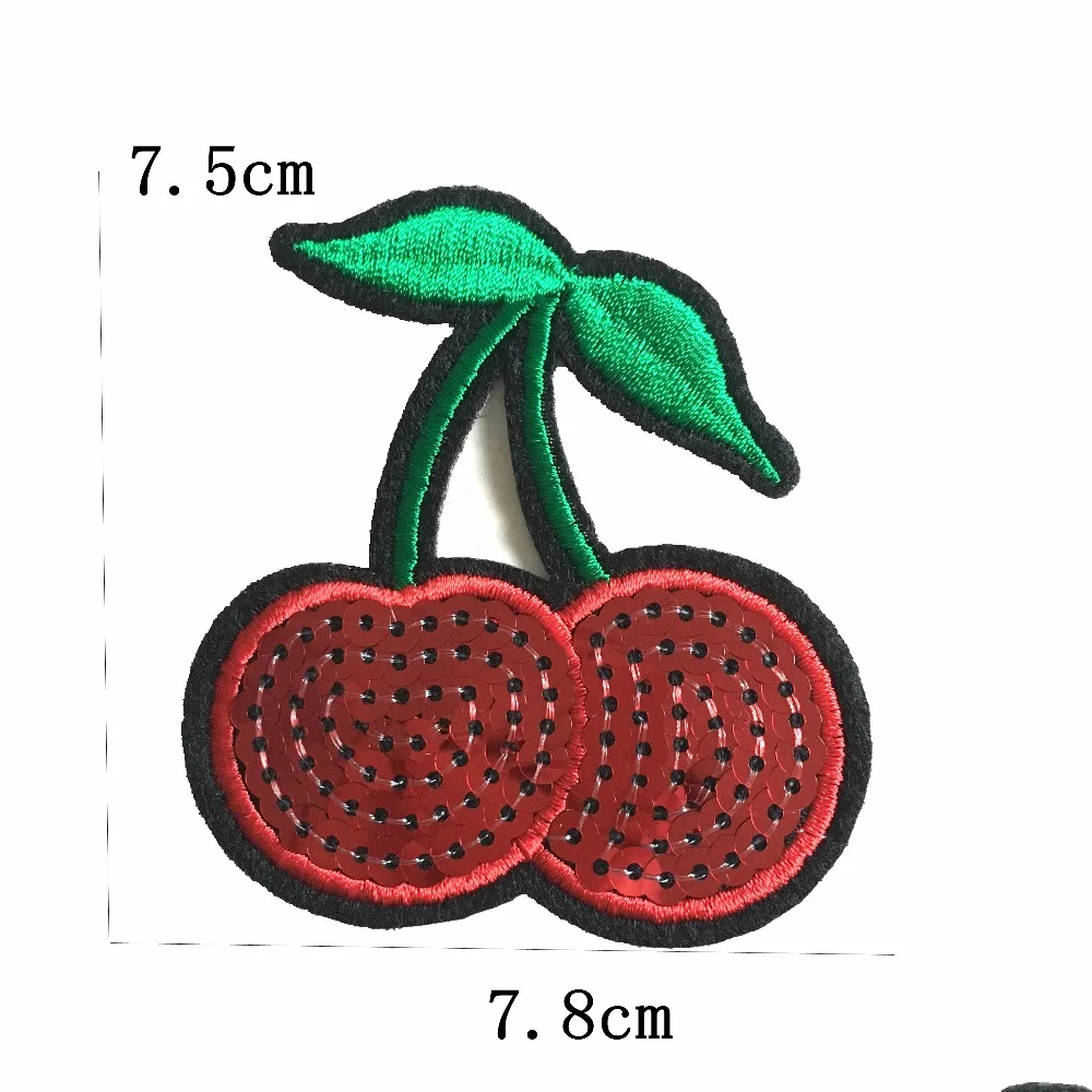 10pcs Sequins Cherry Patches Iron on DIY Embroidered Appliques Sew on Stickers for Clothing Garment Bags Fruit Motif Patch
10pcs Sequins Cherry Patches Iron on DIY Embroidered Appliques Sew on Stickers for Clothing Garment Bags Fruit Motif Patch