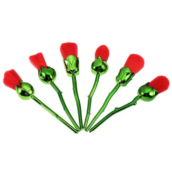 6Pcs Makeup Brush Set Red Rose-shaped Foundation Blusher Powder Face Cosmetic Tool Professional Makeup Brushes Tool Flower Shape
6Pcs Makeup Brush Set Red Rose-shaped Foundation Blusher Powder Face Cosmetic Tool Professional Makeup Brushes Tool Flower Shape