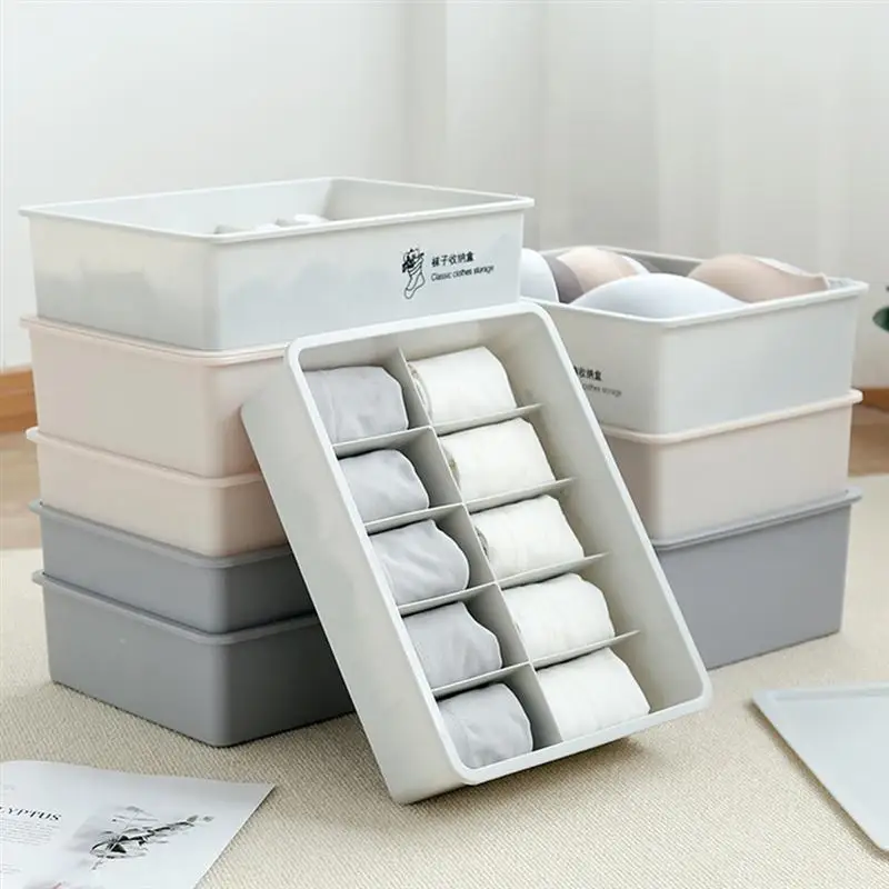 1 Pc Storage Box Plastic Underwear Stackable 10 Compartments Container Storage Case Organizer for Dormitory Office Bedroom
1 Pc Storage Box Plastic Underwear Stackable 10 Compartments Container Storage Case Organizer for Dormitory Office Bedroom