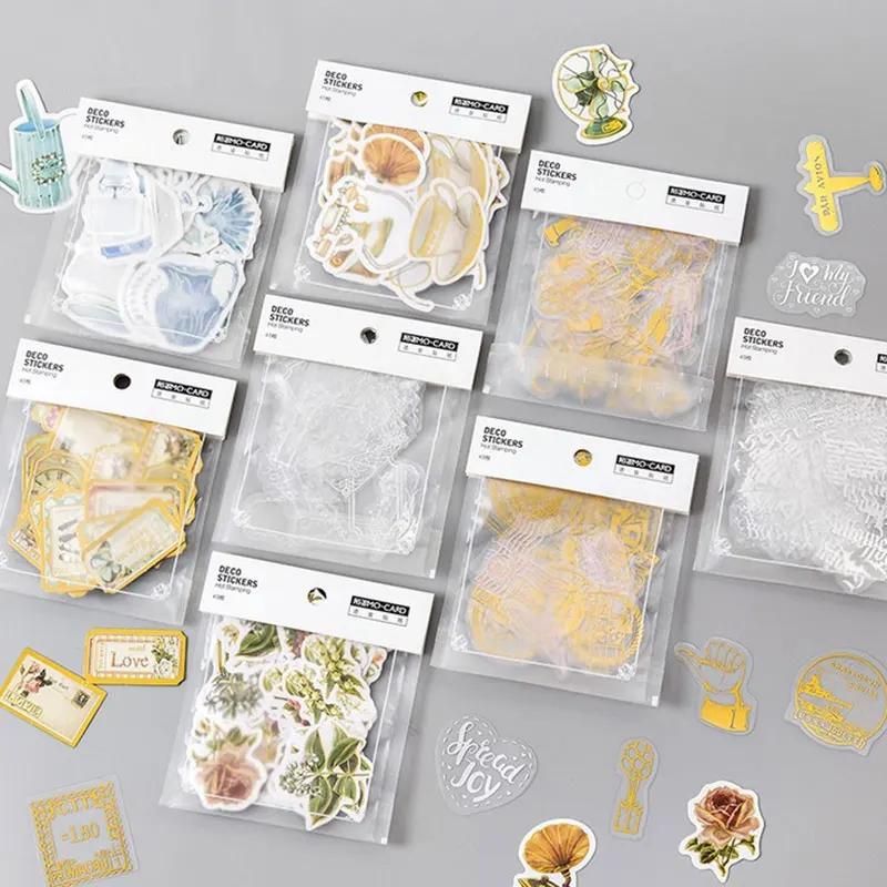 45 pcs/bag Vintage Hot stamping adhesive paper sticker childr diy Handmade Gift Card photo album Scrapbook diary decor stickers
45 pcs/bag Vintage Hot stamping adhesive paper sticker childr diy Handmade Gift Card photo album Scrapbook diary decor stickers