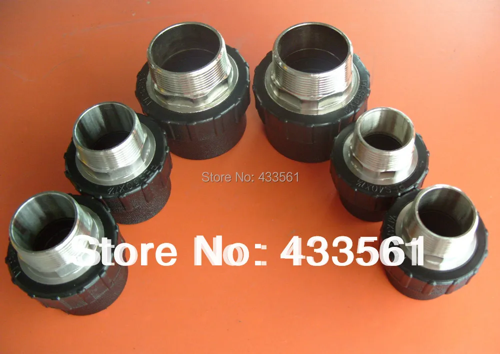 Quality PE steel male thread DN 32 X 1/2 " fittings for HVAC system and water irrigation HDPE pipe connector fuse tube
Quality PE steel male thread DN 32 X 1/2 " fittings for HVAC system and water irrigation HDPE pipe connector fuse tube