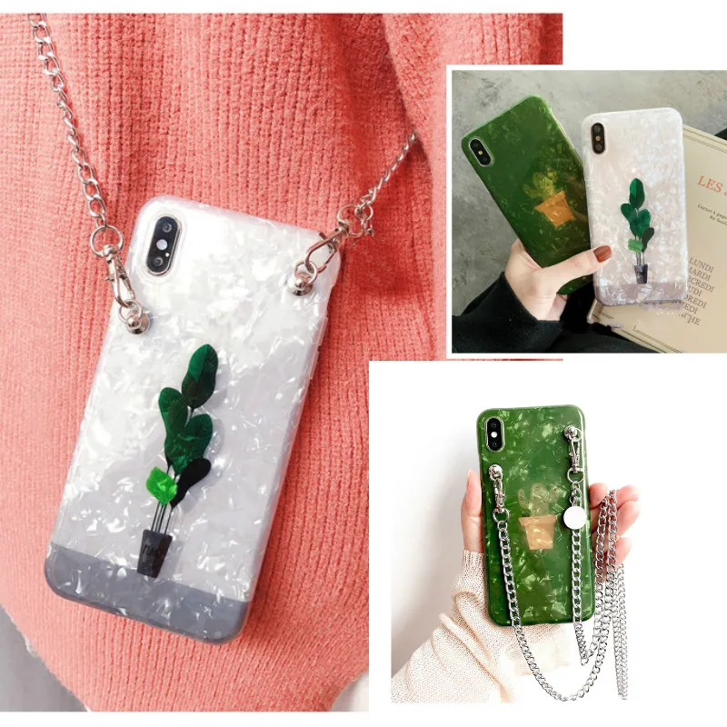For iphone XS MAX Case cute Shell Plant Cactus Crossbody bag Chain phone case for iphone X XR Cover 6 6s 7 8 Plus 7plus strap
For iphone XS MAX Case cute Shell Plant Cactus Crossbody bag Chain phone case for iphone X XR Cover 6 6s 7 8 Plus 7plus strap