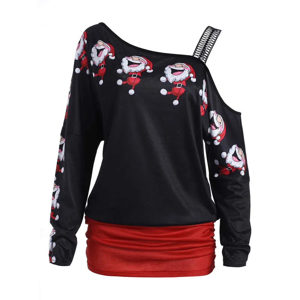2019 t shirt women Christmas Print Tops Long Sleeve Off Shoulder Long Shirt Tops high quality camiseta feminina#25
2019 t shirt women Christmas Print Tops Long Sleeve Off Shoulder Long Shirt Tops high quality camiseta feminina#25