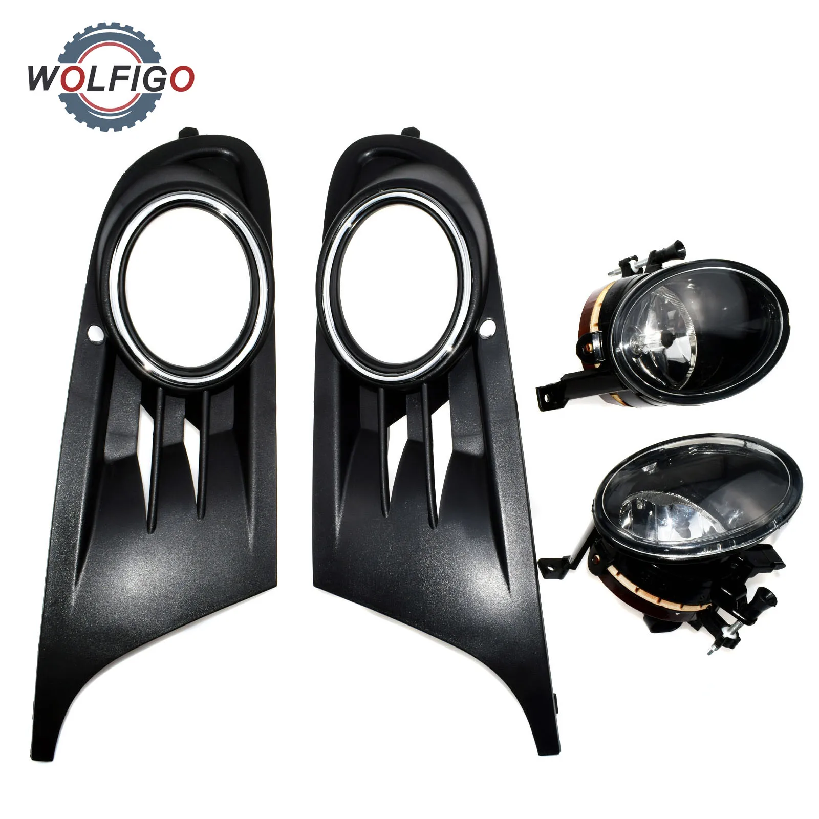 WOLFIGO New Front Left Right Convex Lens Fog Light Fog Lamp Grill for VW Jetta Golf MK6 2010-2014 5K0941699 5K0941700 5K0853666
WOLFIGO New Front Left Right Convex Lens Fog Light Fog Lamp Grill for VW Jetta Golf MK6 2010-2014 5K0941699 5K0941700 5K0853666