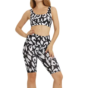 Woman High Elastic Fitness Sport Bra shorts suit Digital print Joint suit Quick Drying Workout Running Gym Clothes 5.23
Woman High Elastic Fitness Sport Bra shorts suit Digital print Joint suit Quick Drying Workout Running Gym Clothes 5.23