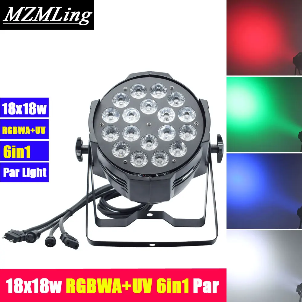 18x18w Led RGBWA+UV 6in1 Par Light DMX512/Auto/Sound/Master Slave Control Par Light DJ /Bar /Party /Show /Stage Light
18x18w Led RGBWA+UV 6in1 Par Light DMX512/Auto/Sound/Master Slave Control Par Light DJ /Bar /Party /Show /Stage Light