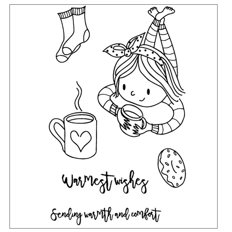 Drinking Hot Water Girl Silicone Clear Stamps/Seal For DIY Scrapbooking Decorative Card Making Craft Fun Decoration Supplies
Drinking Hot Water Girl Silicone Clear Stamps/Seal For DIY Scrapbooking Decorative Card Making Craft Fun Decoration Supplies