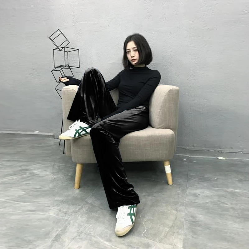 2019 autumn and winter women's large size Velvet wide-legged pants female Retro plus size loose Velvet wide-legged pants s-4xl
2019 autumn and winter women's large size Velvet wide-legged pants female Retro plus size loose Velvet wide-legged pants s-4xl