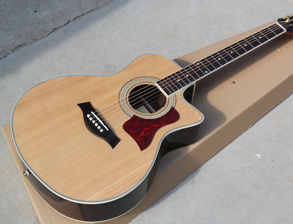 41"Acoustic Guitar with Red Pearl Pickguard,Multi-layer Binding,Golden Hardwares,Rosewood Fretboard,offer customized
41"Acoustic Guitar with Red Pearl Pickguard,Multi-layer Binding,Golden Hardwares,Rosewood Fretboard,offer customized
