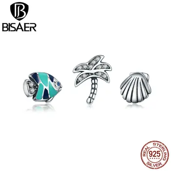 BISAER 925 Sterling Silver Palm Tree Sea Shell Colorful Fish Tropical Paradise Petites, Mixed Enamel Charms Fit Charms Bracelet
BISAER 925 Sterling Silver Palm Tree Sea Shell Colorful Fish Tropical Paradise Petites, Mixed Enamel Charms Fit Charms Bracelet