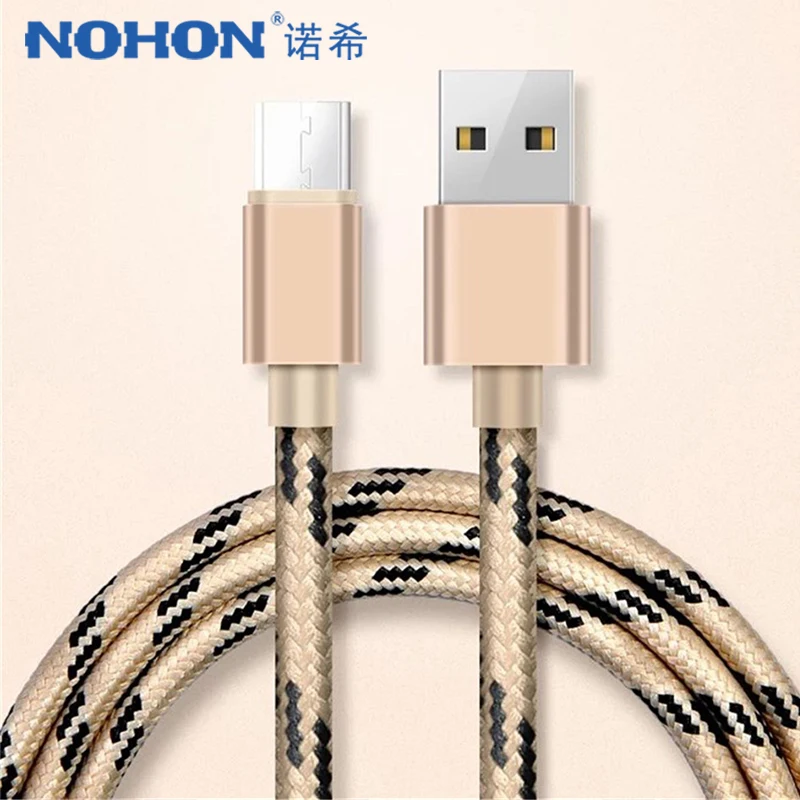 NOHON Micro USB Data Cable Android For Samsung Galaxy S7 S6 Edge Huawei Xiaomi 4 Nylon Charger Sync Cables Fast Charging Cord 1M
NOHON Micro USB Data Cable Android For Samsung Galaxy S7 S6 Edge Huawei Xiaomi 4 Nylon Charger Sync Cables Fast Charging Cord 1M