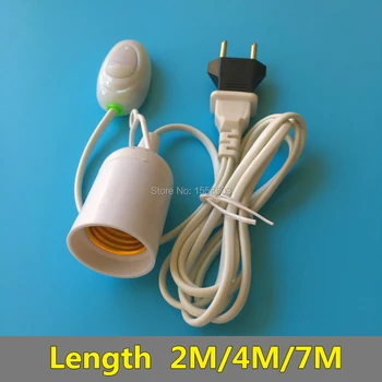 3 PCS E27 Lamp Base 2M 4M 8M Power Cord Online Push Button Switch EU US Plug Screw Holder for LED Pendant Lights Grow Plant Lamp
3 PCS E27 Lamp Base 2M 4M 8M Power Cord Online Push Button Switch EU US Plug Screw Holder for LED Pendant Lights Grow Plant Lamp