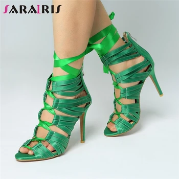 SARAIRIS Brand New Fashion Plus Size 34-47 Cross Tied Zip High Heels Rome Shoes Woman 2019 Casual Party Sexy Summer Sandals
SARAIRIS Brand New Fashion Plus Size 34-47 Cross Tied Zip High Heels Rome Shoes Woman 2019 Casual Party Sexy Summer Sandals