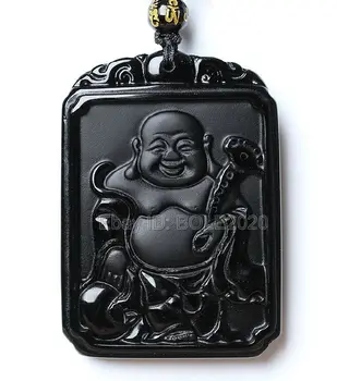 free shipping Natural Black Obsidian Hand Carved RuYi Buddha Amulet Pendant + Beads Necklace
free shipping Natural Black Obsidian Hand Carved RuYi Buddha Amulet Pendant + Beads Necklace