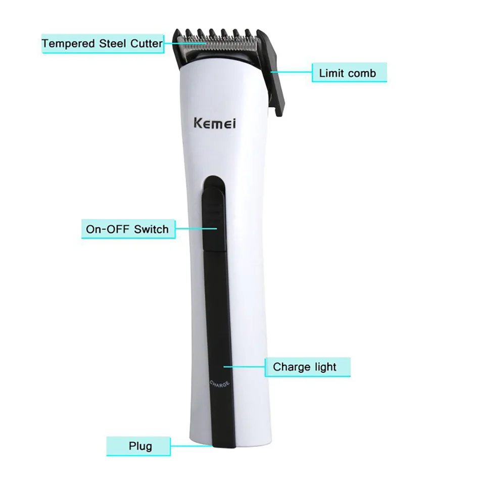 Kemei-KM-2516-Rechargeable-Electric-Hair-Clipper-Trimmer-Professional-Shaver-Razor-Cordless-Adjustable-Clipper-Hair-Scissors(2)