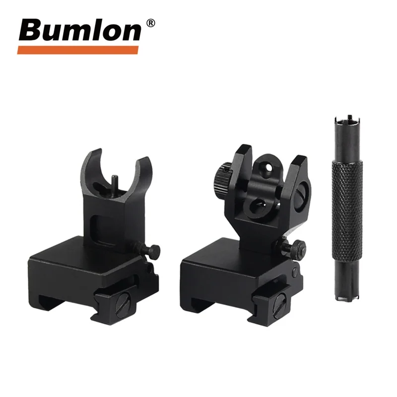 AR Tactical Flip Up Aluminum Alloy Front and Rear Iron Sight for Picatinny Rail with Adjustment Tool RL27-0010
AR Tactical Flip Up Aluminum Alloy Front and Rear Iron Sight for Picatinny Rail with Adjustment Tool RL27-0010
